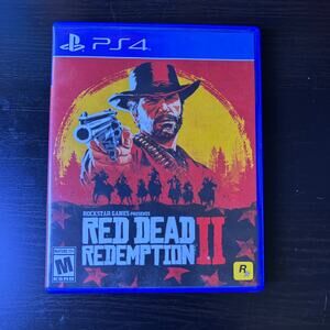 PS4 - Red Dead Redemption 2 - PREOWNED Game With Case Good condition